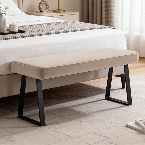 16" Metal Bench, Desk and Coffee Table Legs, Heavy Duty Trapezoid Furniture Legs, Black End Table Legs, Set of 2 (Bear Up to 400lb) - color: Trapezoid 1, size: 16 IN