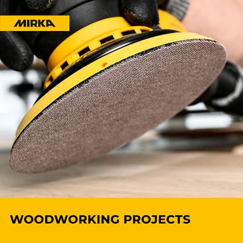 Mirka Abranet 6 Inch 80 Grit Mesh Sanding Discs, Hook and Loop, 50 Pack - size: Grit 80