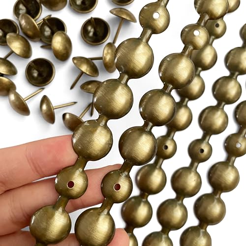 5Meters Upholstery Tacks Strips/Decorative Nail Trims(16mm Brass) - color: 16mm Brass