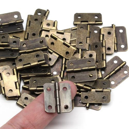 BokWin Mini Hinge 50PCS 18 x 15 mm for Wooden Jewelry Box