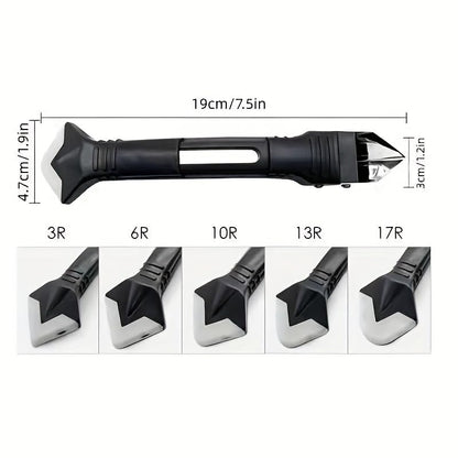 5 In 1 Caulk Remover Tools Kit, Grout Removal Tool, Sealant Finishing Tool, Glue Angle Scraper Tool For Window And Sink Renovations In Kitchens And Bathrooms