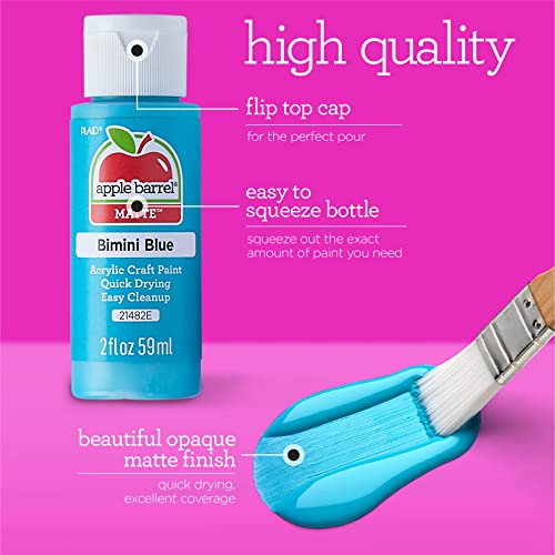 Apple Barrel Acrylic Paint, English Ivy (Pack of 3) 2 oz, 20756EA- (Pack of 3) - color: English Ivy, size: 2 Fl Oz (Pack of 3)