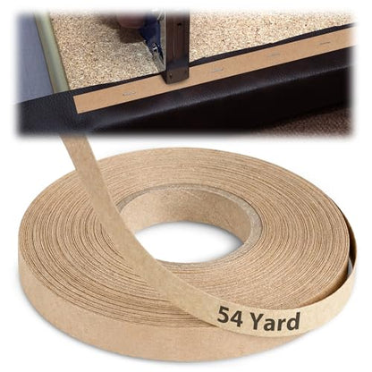 54 Yard Upholstery Tack Strip, 1/2 Inch Great for Making Professional Edges on Furniture, Couch, Chair, and Sofa - size: 54 yard