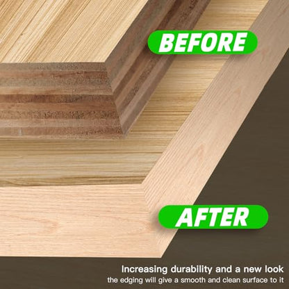 YANYE Red Oak Edge Banding, 3/4 inch x 50ft roll of Veneer Real Wood Edge Banding Pre-glued Flexible, Tape Banding - color: Red Oak, size: 3/4"x 50ft