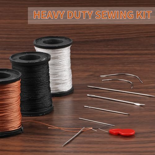 Upholstery Thread, Nylon Heavy Duty Sewing Kit, Needle and Thread