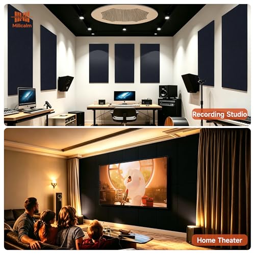Acoustic Wall Panels,Peel and Stick,47.2"x23.6",2 Pack,Navy Blue - color: Navy Blue, size: 2 Pack