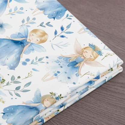 jejeloiu Ballet Fabric by The Yard Soft 2 Yards - color: Blue, size: 2 Yards