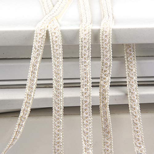 13 Yard Handmade Basic Trim,0.59" Diameter Gimp Braid-Beige - color: beige, size: 13