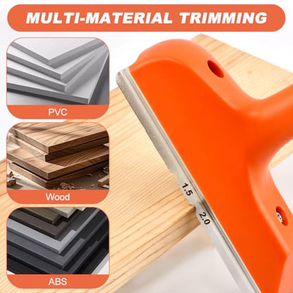 Edge Banding Trimmer, 1.5"–2" Manual Edge Burr Scraper for Precision Trim