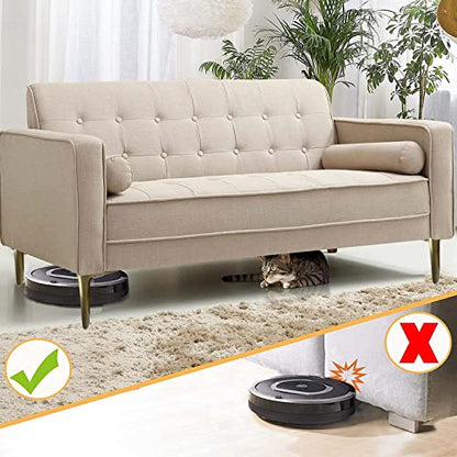 6 inch /15cm Brushed Bronze Color Metal Furniture Legs Set of 4 - color: Brushed Bronze, size: 6 inch