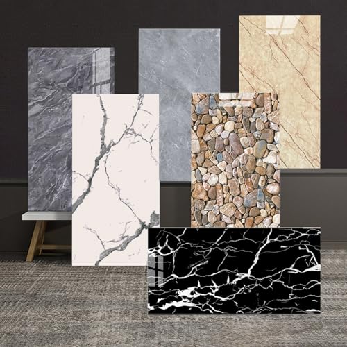 23.6"x11.8" Self-Adhesive Floor Wall Tiles for Bathroom