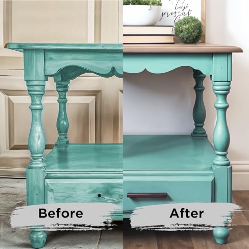 Furniture Paint Wax - 3.38 Fl Oz (100 ML) - Lasting Protective Finish, Fast Drying, Odor-Free, Non-Hazardous (Clear)