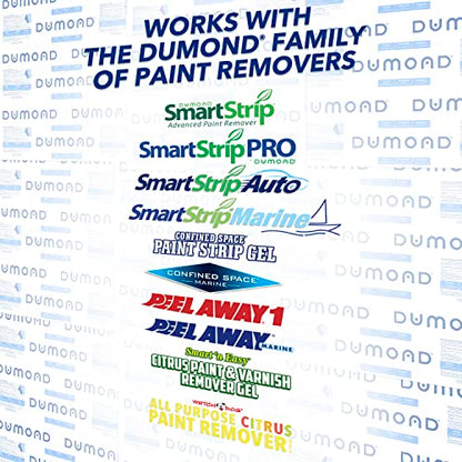 Dumond Laminated Paper - Keeps Dumond Paint Removers in Wet State - Extends Product Life & Speeds Removal - Traps Paint Chips, Flakes, & Debris - Easy Disposal - 10 Sheets (39”x39”/Sheet) - size: 10 Sheets