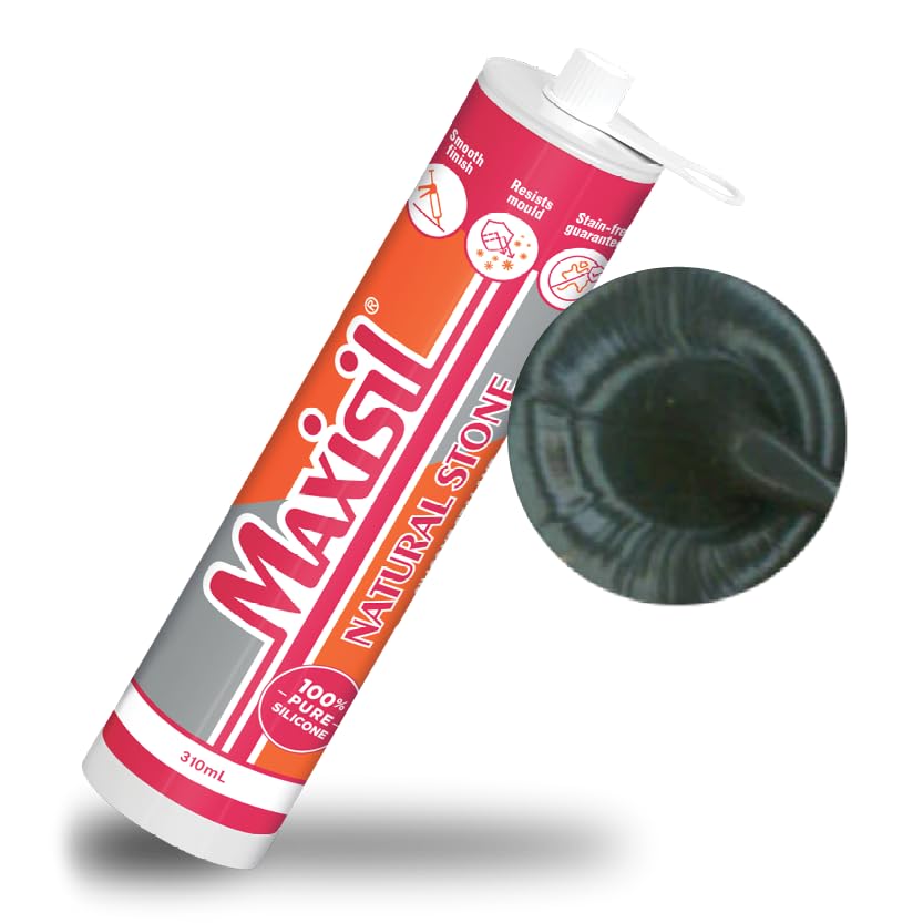 Maxisil Natural Stone Silicone Sealant 10.4 oz - N35 Monumento - color: N35 Monumento