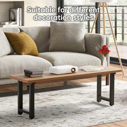 TOCRETOARE Metal Table Legs Heavy Duty, 16”H x 12”W, Metal Furniture Legs for Dining Desk Bench and Coffee Table, Industrial Black DIY Iron Bench Legs, Set of 2 - color: Rectangle, size: 16"Hx12"W