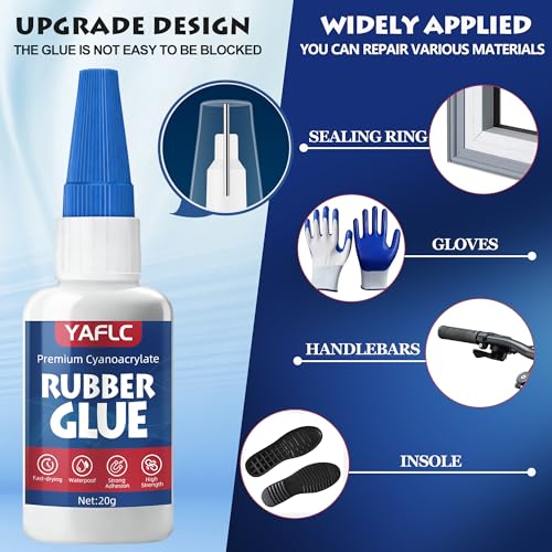 Rubbe Glue, Super Glue for Rubber 40g - style: Rubber Glue