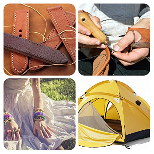 YEQIN Upholstery Repair Kit 29-Pack, Leather Craft Tool Kit Include Leather Hand Sewing Needles, Canvas Thread and Needles, Sewing Awl, Tape Measure, Large-Eye Stitching Needles for Leather Repair