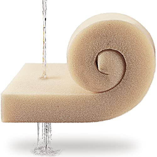 SUNROX DryFast Foam All-Weather Outdoor Cushion Replacement 2" x 24" x 72", Ultra Durable Low Maintenance Cushion Foam for Outdoor Seat Cushion & Patio Furniture Chair Cushion - size: 72x24x2 Inch (Pack of 1)