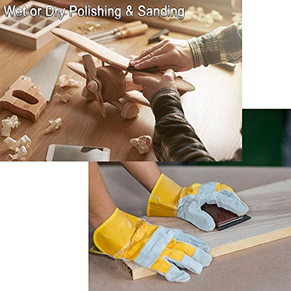 9x3.6 inch Sandpaper, 30 Sheet 5000 Grit Wet and Dry Sand Paper, Fine Precision Abrasive Pads Detail Sander Sheets Paper for Automotive Sanding, Wood Turing Finishing, Metal Furniture Polishing - color: 30 strips (#5000)