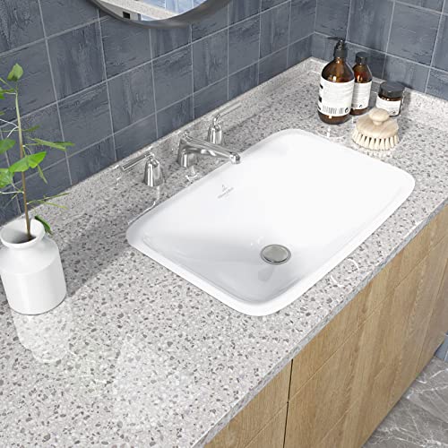 FunStick 36" x 200" Granite Contact Paper Peel and Stick Countertops for Kitchen Waterproof Granite Wallpaper Self Adhesive Vinyl Grey Marble Wall Paper Sticker for Bathroom Table Cabinets Removable - size: 36" x 200"