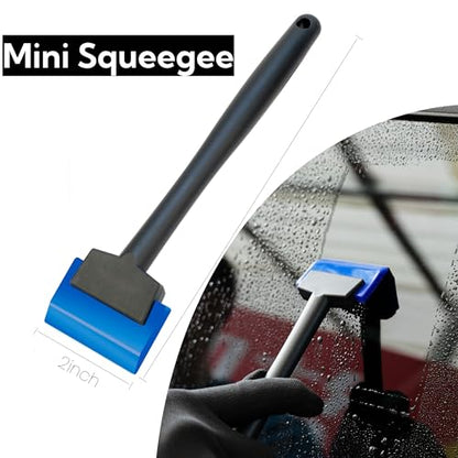 Complete Car Vinyl Wrap Tool Kit | Heat Gun, Squeegee, Cutter, Gloves | Perfect for Car Wrapping, Window Tinting, Paint Protection Film, and Decals | Ideal for Professional and DIY Use - color: Kit D
