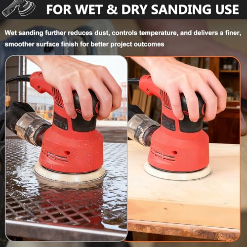 100PCS 5 Inch Sanding Discs Assortment, Wet Dry Hook and Loop Sandpaper - style: MixGrit