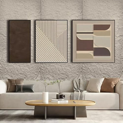 Faux Stone Wall Panels, 5-Pack 3D PU Cement-Texture Panels, Cement - color: Cement Gray