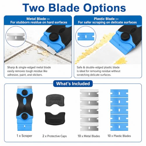 21Pcs Silicone Caulking Tool 3 in 1 Stainless Steel Head Scraper Caulk Remover Sealant for Kitchen Bathroom Window - color: 21Pcs