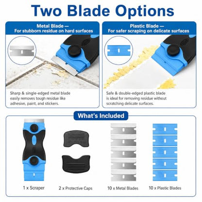 21Pcs Silicone Caulking Tool 3 in 1 Stainless Steel Head Scraper Caulk Remover Sealant for Kitchen Bathroom Window - color: 21Pcs