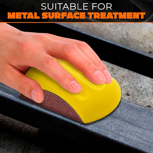 Mouse Sanding Blocks 2 Pcs, Hand Sander for Wood, Auto Body, Crafts