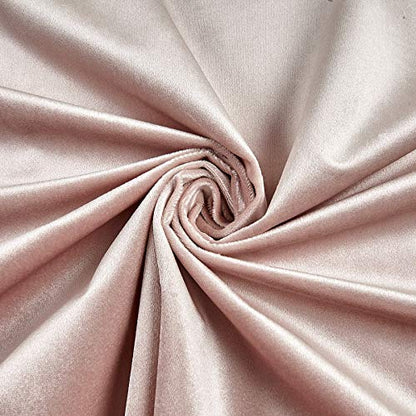 Velveteen Blush, Soft Velvet Fabric Cut by The Yard, 72 Inch. in Width, Ideal Material for Upholstery Coaches and Chairs, Drapery, Pillows, Slipcovers, Tablecloths, Sewing, DIY, Arts & Crafts Etc - color: Blush, size: Cut by the Yard
