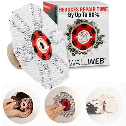 Innovative Drywall Repair Kit - 2 inches plus Hole Patch, Spackle Wall Repair, Drywall Patch Filler for Easy Wall Fixes - No Dry Wall or Tape needed