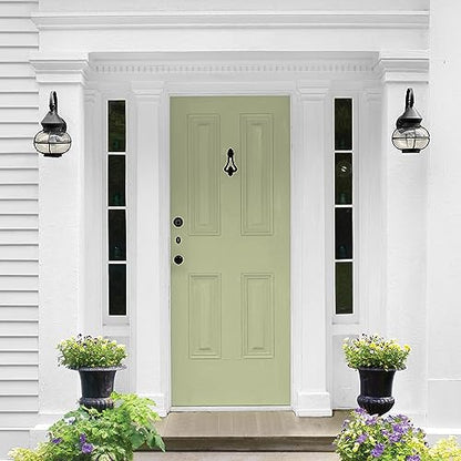 Glidden Total Exterior Paint & Primer All-in-One, Bahia Grass/Green, Semi-Gloss, 1 Gallon - color: Bahia Grass, size: 128 Fl Oz (Pack of 1)