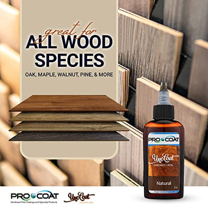 UnoCoat Hardwax Uroil Color Samples - Made in USA - Advanced Wood Grain Treatment for Indoor Applications, Urethane-Modified Hard Wax Oil, for Any Wood Species - 2 oz / 59 ml - Old Barrel