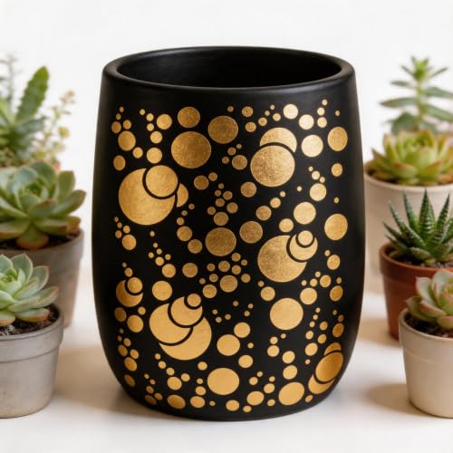 TIAMECH A4 Reusable 3D Bubble Circle Stencil for Painting - color: 3D Bubble Circle