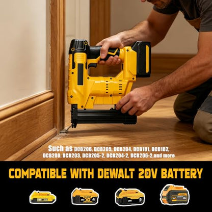 2-in-1 Cordless Brad Nailer for Dewalt 20V Battery (Tool Only)