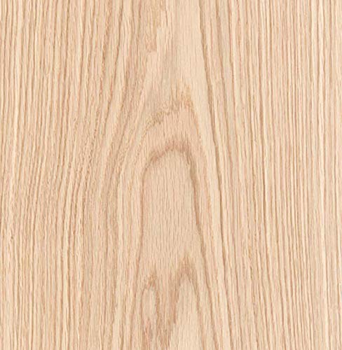 Edge Supply Red Oak 24 x 96-inch Flat Cut, 3M Peel and Stick Wood Veneer Sheet – Self-Adhesive Wood Veneer, A Grade, Smooth-Finished – Versatile for Furniture Restoration, Cabinetry & DIY Use - color: Red Oak, size: 24” x 96”