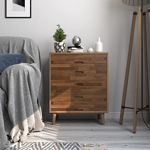 MelunMer Wood Peel and Stick Wallpaper Dark Brown Removable15.7” ×591” - color: Dark Brown, size: 15.7" x 591"