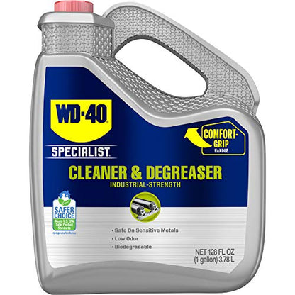 WD-40 Specialist Cleaner & Degreaser, Multi-Surface Cleaning Solution, One Gallon, 4-Pack - size: 128 Fl Oz (Pack of 4)