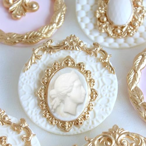 Baroque Style Silicone Molds 2-Count Plaque and Object Labels for Crafts - color: Plaque and Object Labels