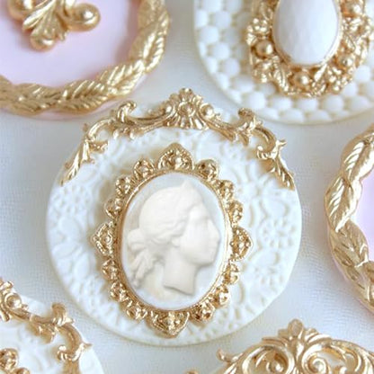 Art Molds Rococo Embellishment for Polyclay Air Dry Clay Plaster - color: Rococo Embellishment