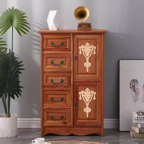 1Pc Wood Carved Onlays Center Wooden Appliques Furniture DIY 9.45"x5.51" - size: 24x14cm/9.45"x5.51"
