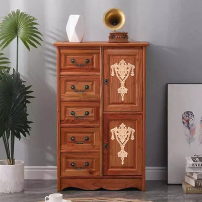 1Pc Wood Carved Onlays Center Wooden Appliques Furniture DIY 9.45"x5.51" - size: 24x14cm/9.45"x5.51"