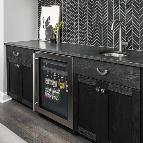 Goo-Ki 3''(76 mm) Hole Centers Luxurious & Sturdy Zinc Alloy Cabinet Handls,Antique Silver Cabinet Pulls for Kitchen,Drawer,Cupboard & Wardrobe,6 Pack - color: Antique Silver, size: 3'' Hole Centers