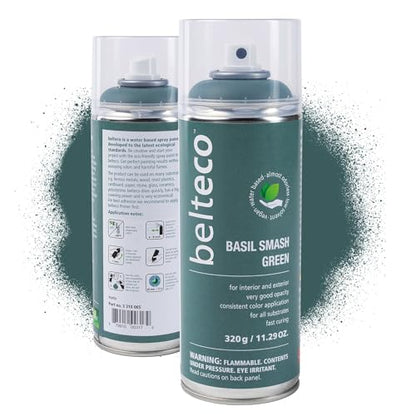 Basil Smash Green Spray Paint | Water-based Spray Paint Green - color: Basil Smash Green, size: 11.29 Ounce (Pack of 1)
