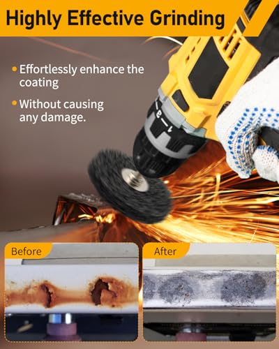 ZORUNNA 5Pcs 4" Paint Stripping Disc, Paint and Rust Stripper Wheel Drill - color: 5 Pcs