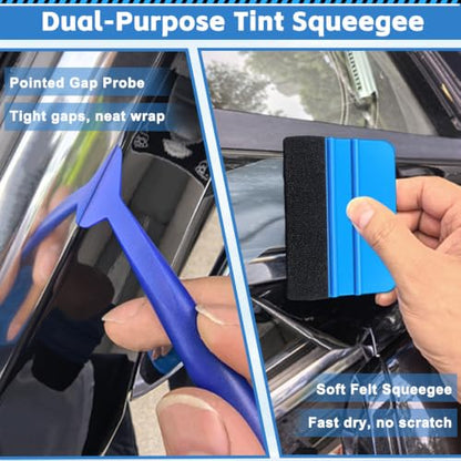Vicsamer Film Installation Tools Set,Scratch-Free for Car Vinyl & Tint