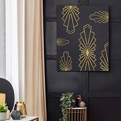 NAKLEO Painting Stencil for Crafts A3 11.8” x 16.5”, Art Deco Railing Grill Pattern, Reusable Plastic DIY & Scrapbooking Drawing Template, Decoupage Art Home Decor, Wall Wood Fabric Furniture - style: Grill,Painting,Tool