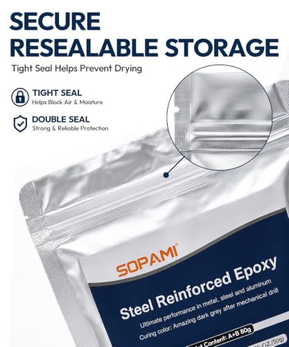 SOPAMI Epoxy Putty 2-Part Repair Clay and Filler Putty 300g - size: 300g