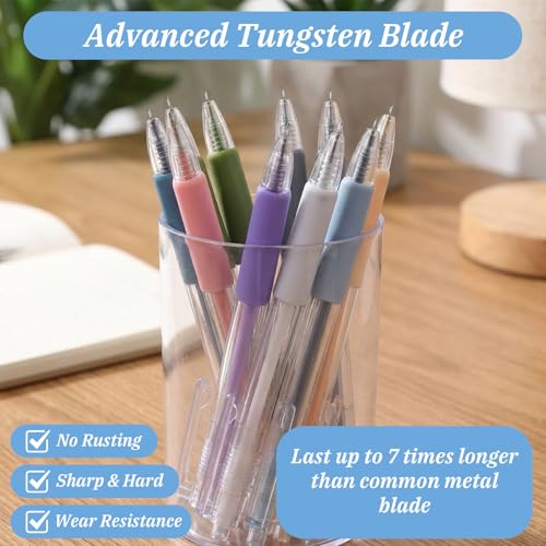 8 PCS Knife Pen_shaped Craft Cutting Tool Paper Precision Cutter Mini Knife